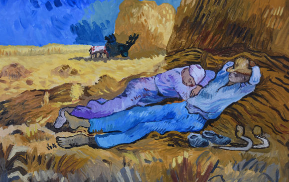 Noon Rest from Work - Ode to Van Gogh